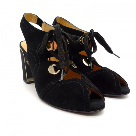 Замшевые босоножки Giovanni Fabiani