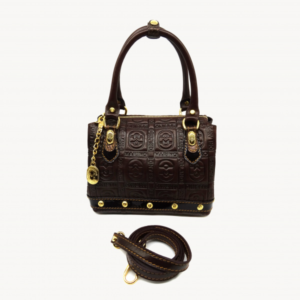 Кожаная сумка-тоут Marino Orlandi