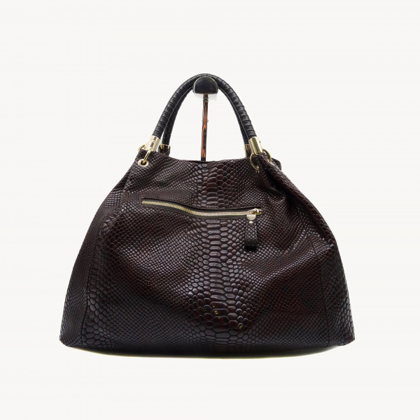 Сумка REPETTO А-2862 лак (коричневый)