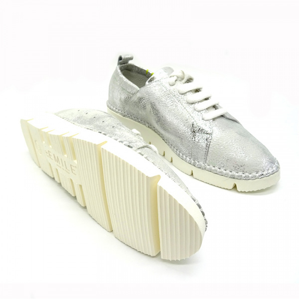Кроссовки EMILE А-2240-4043 н.кожа (35, Серебро)