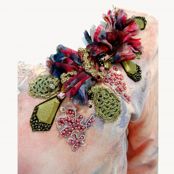 Блуза Philippe Carat - A312 (XXXL, Pink)