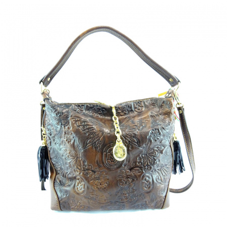 Кожаная сумка-тоут Marino Orlandi