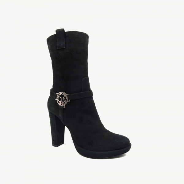 Замшевые полусапоги Fabiani