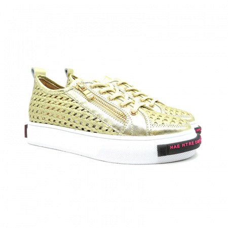 Кеды RENZONI А-С502 нат.кожа (37, Золотой)