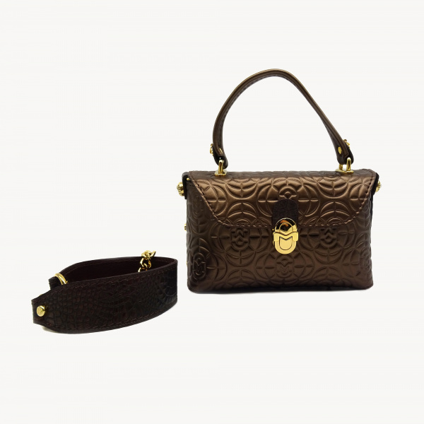 Кожаная сумка Marino Orlandi