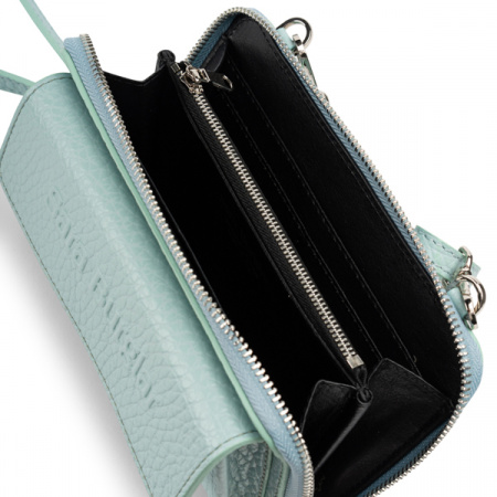 Сумка клатч SARA BURGLAR А-1351 н.кожа (Голубой)