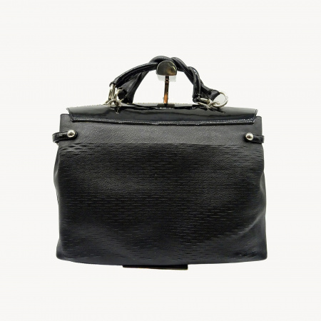 Сумка pH+39 A-661L н.кожа/лак (чёрный)