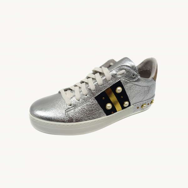 Кеды CAPRI А-751 н.кожа (35, Серебро)