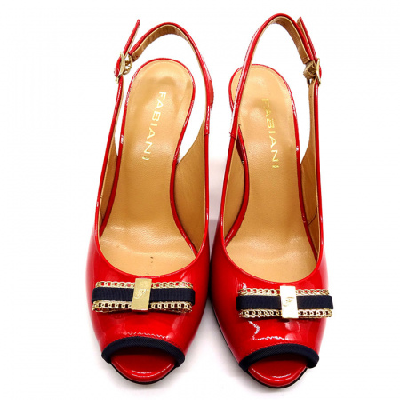 Лаковые босоножки Giovanni Fabiani