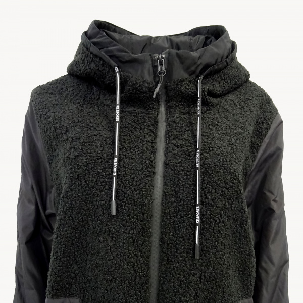 Пальто комбинированное Ay-Sel