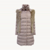 Пальто пуховик нат.мех MARELLA MIRIAM 34960499  (42, Beige)