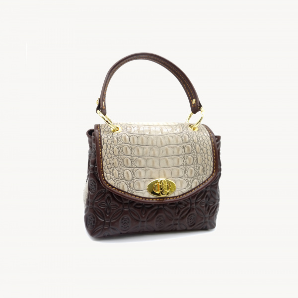 Кожаная сумка-сэтчел Marino Orlandi