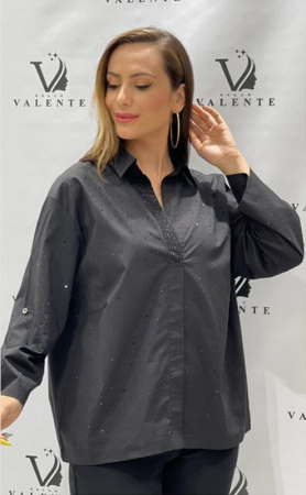 Рубашка жен.VALENTE А-3297 (1, Черный)