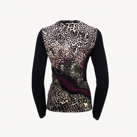 Джемпер Philippe Carat - D379 (M/L, Black/Ruby)